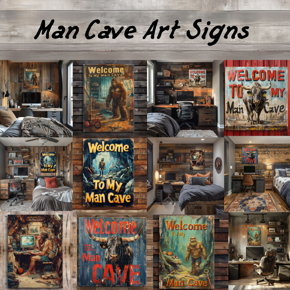 man cave sign 